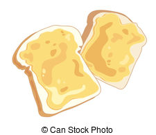 Cheese On Toast   An Illustration Of Two Slices Of Cheese On