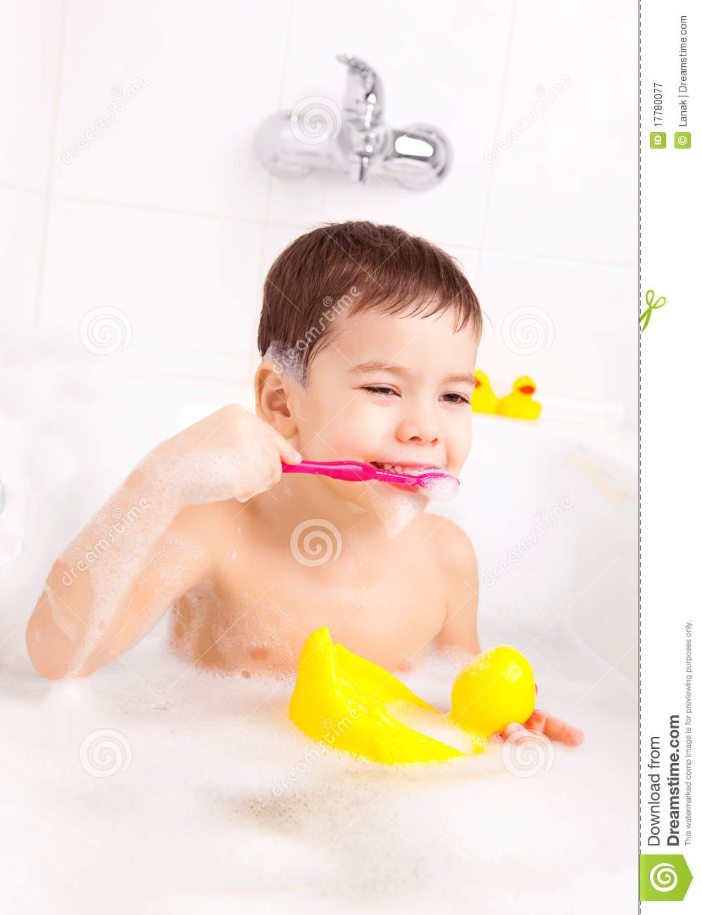Child Brushing Teeth Royalty Free Stock Photography   Image  17780077