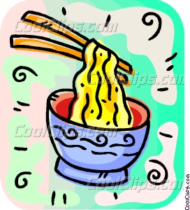 Chinese Noodles Vector Clip Art