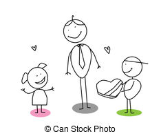Father Clip Art And Stock Illustrations  34809 Father Eps