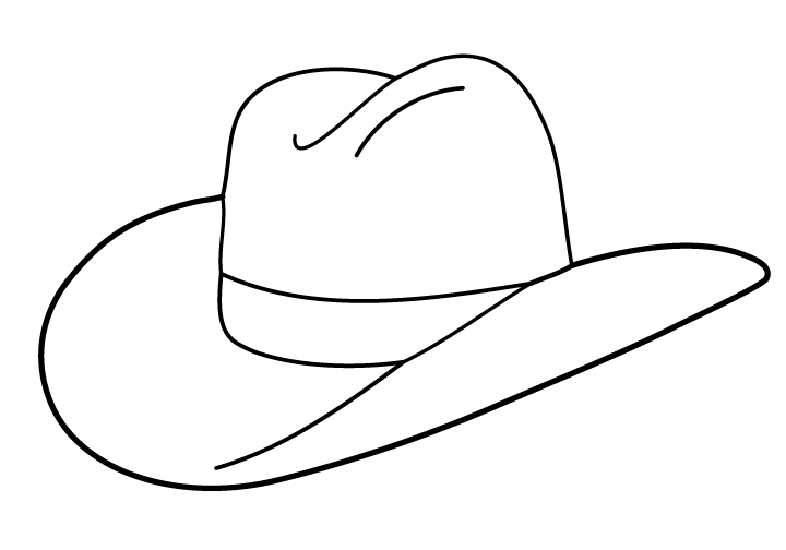 Folioglyphs  Cowboy Hat