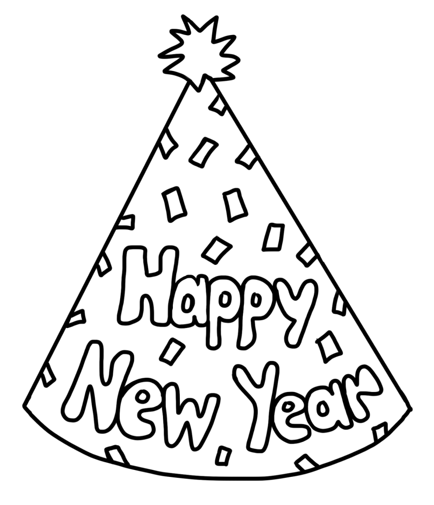     Happy New Year Clipart Black And White Images   Happy Holidays 2014