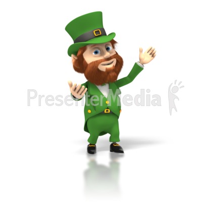 Leprechaun Clipart For St  Patrick S Day   Presentermedia Blog