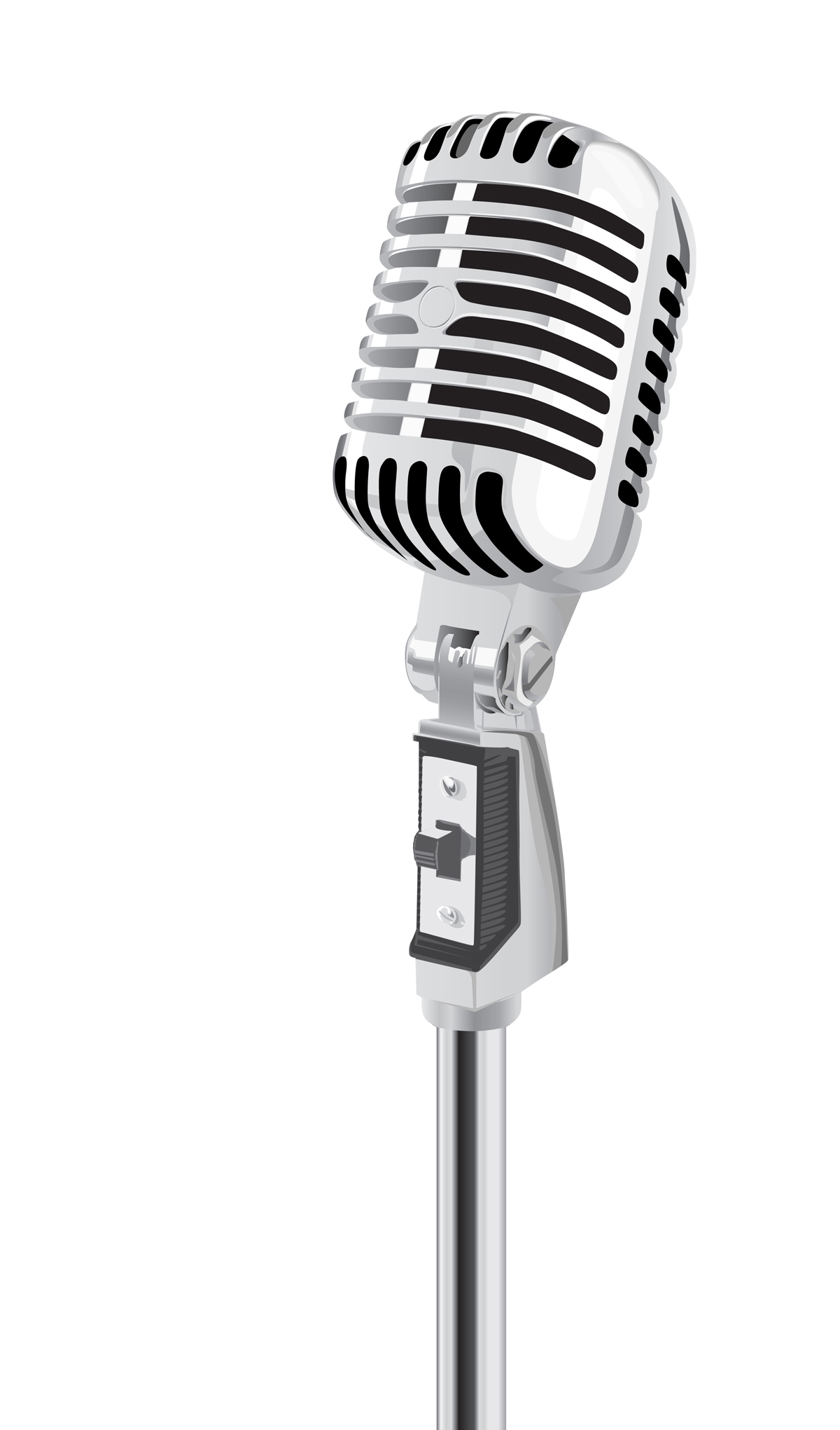 Microphone Clipart Black And White Microphone Black And White