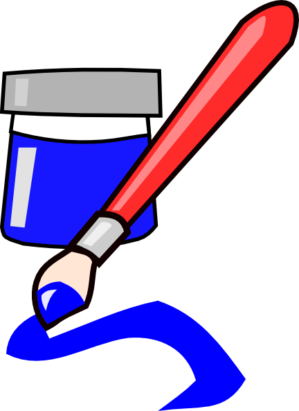 Paint Brush Clip Art Vector