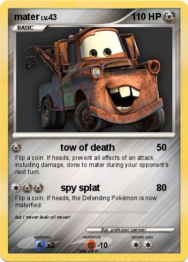 Pok Mon Mater 26 26   Tow Of Death   My Pokemon Card