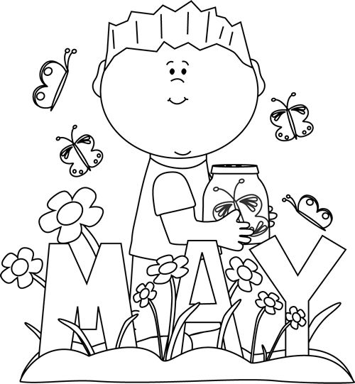 Related For Spring Clip Art Black And White