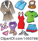 Royalty Free Rf Clip Art Illustration Of A Digital Collage Of Female