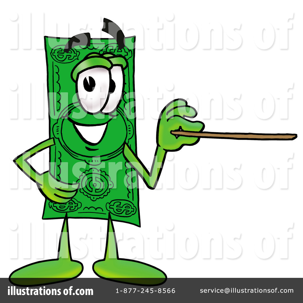 Royalty Free  Rf  Dollar Bill Clipart Illustration  8346 By Toons4biz