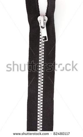 Zipper Clipart Black And White Black Zipper Closeup Isolated
