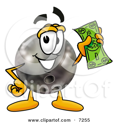 Clip Art Of 3  100 Bills Clipart