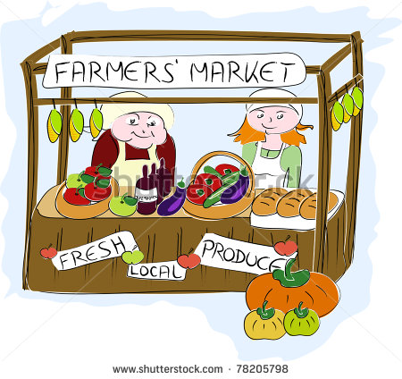 Farmers Market    Stock Photo
