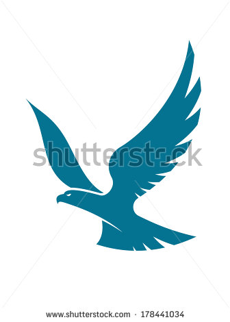 Soaring Eagle Vector Graceful Flying Eagle Logo