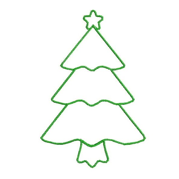 10 Christmas Tree Outline Clip Art Free Cliparts That You Can Download