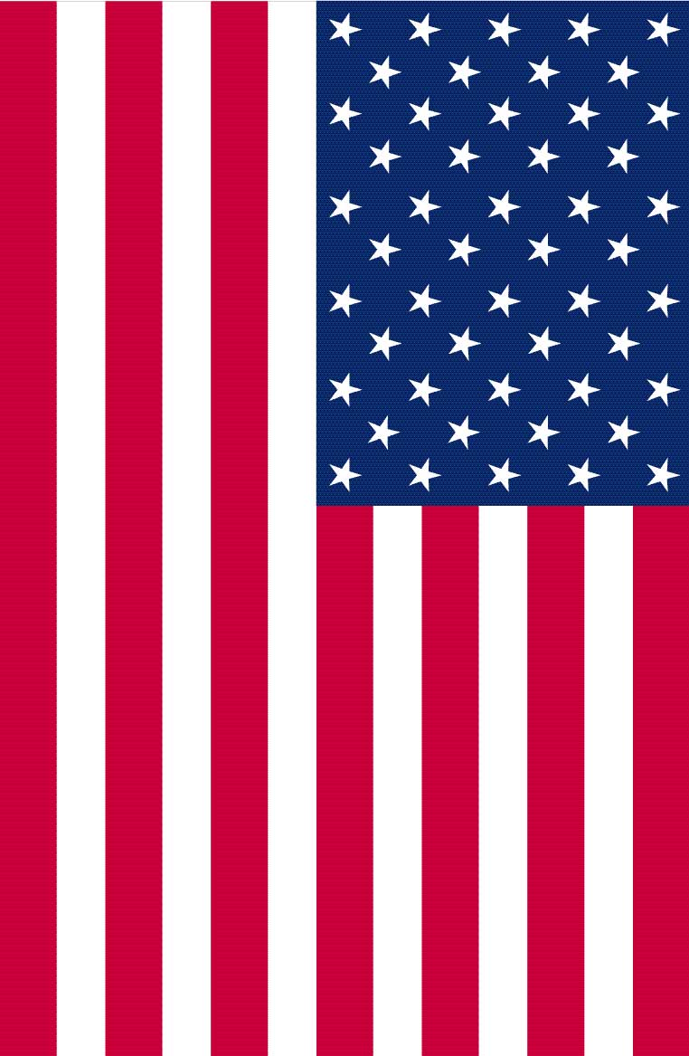 American Flag Clip Art Vertical Vector Art American Flag