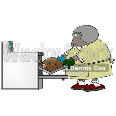 Clipart Illustration Image Of A Middleaged African American Woman