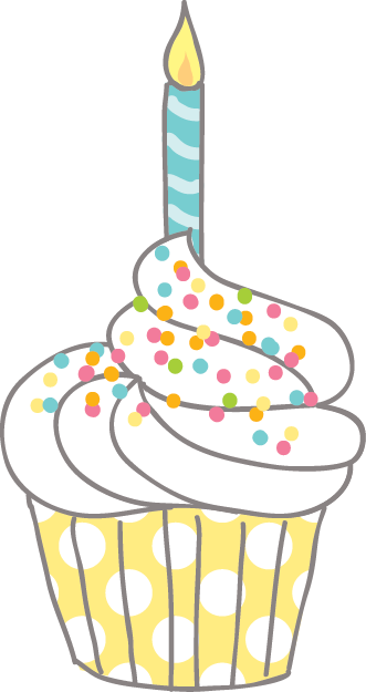 Delightful Distractions  Free Cupcake Clip Art