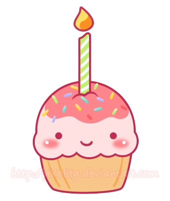 Happy Birthday Cupcake By Pixelity On Deviantart