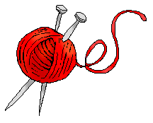 Locate Knitting Clip Art Of Red And Green Balls Of Yarn With Knitting