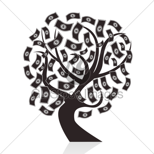 Money Tree Black And White Black Money Tree Jpg