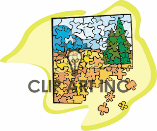 Royalty Free Jigsaw Puzzle Clipart Image Picture Art   139918