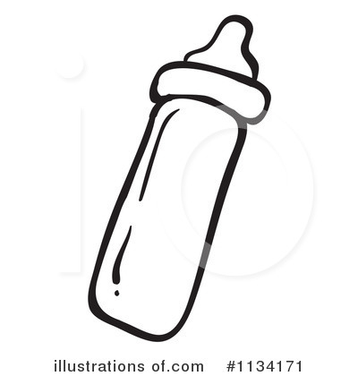 Royalty Free  Rf  Baby Bottle Clipart Illustration By Colematt   Stock