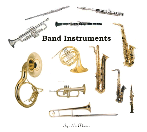 School Band Instruments Jacobs Music Center Instrument Clipart   Free