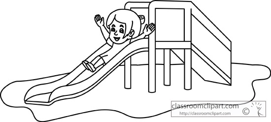 Slide Clipart Black And White Classroom Clipart