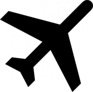 Symbolsignblack And Whiteaiga No Bgmap Symbolsilhouetteairplane