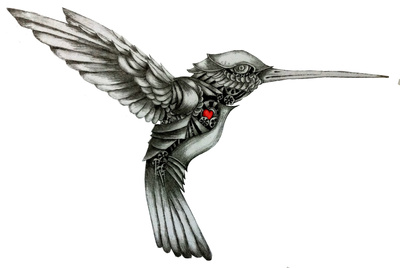     White Hummingbird Tattoo Military Clipart   Just Free Image Download