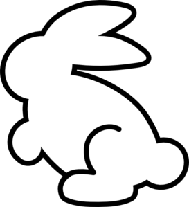 White Rabbit Clip Art At Clker Com   Vector Clip Art Online Royalty