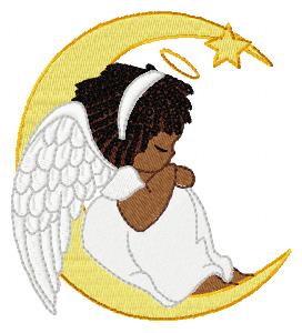 African American Angels   Embroidery Designs