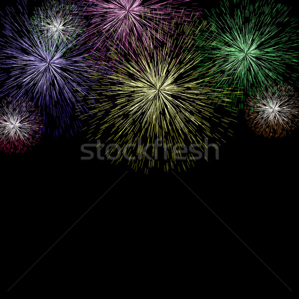 An Exploding Champagne Bottle With Happy New Year Text Clipart Image