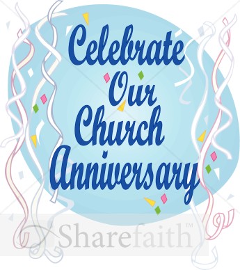 Celebrate Church Anniversary   Church Word Art
