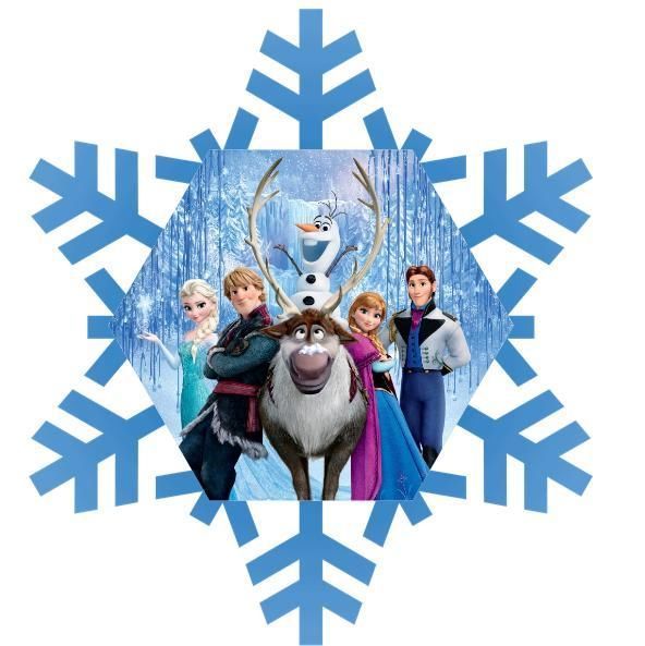 Disney Frozen Snowflake Iron On Transfer