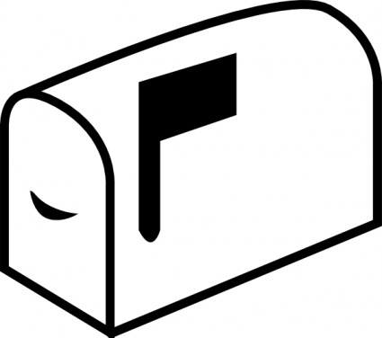 Free Vector Vector Clip Art Mailbox With Flag Clip Art