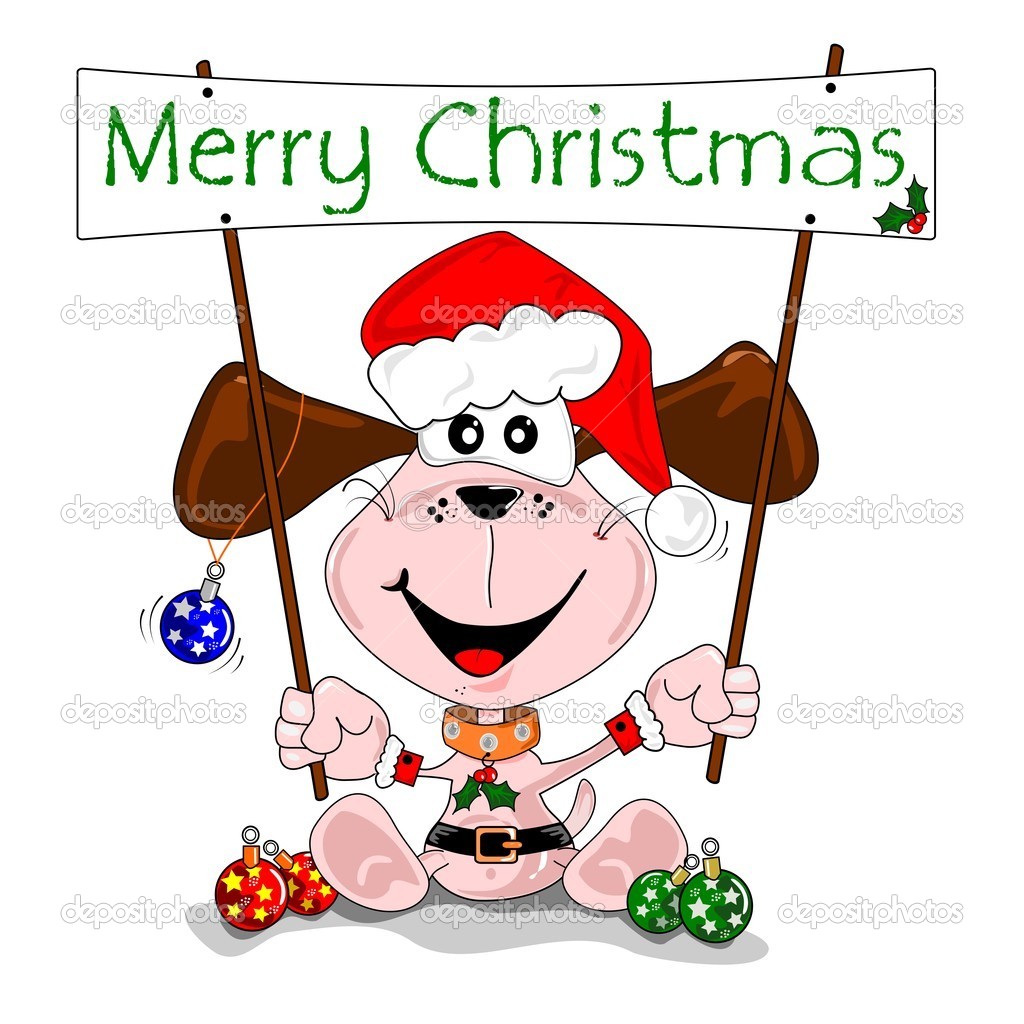 Merry Christmas Cartoon Stock Vector Gcpics 7007007