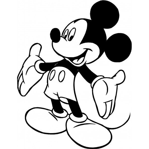 Mickey Mouse Clip Art Silhouette   Clipart Panda   Free Clipart Images