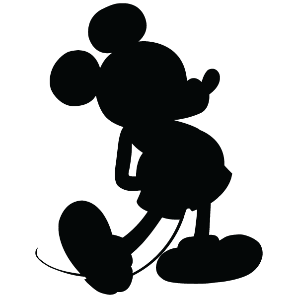Mickey Mouse Silhouette Clip Art Book Covers