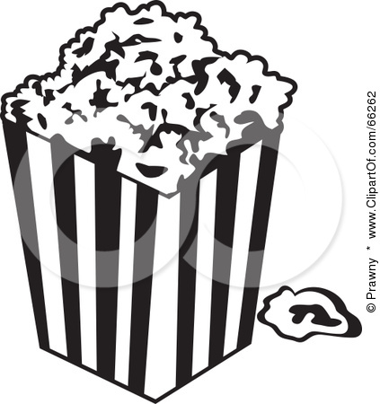 Popcorn Border Clipart Black And White   Clipart Panda   Free Clipart