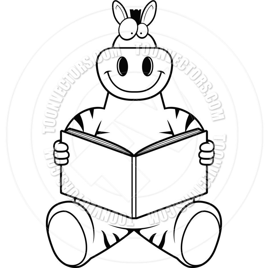 Reading Clipart Black And White   Fun Time Website
