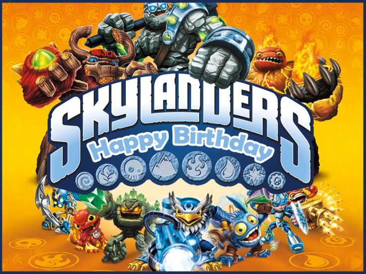 Skylanders Happy Birthday