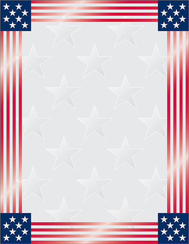 American Flag Background Stock