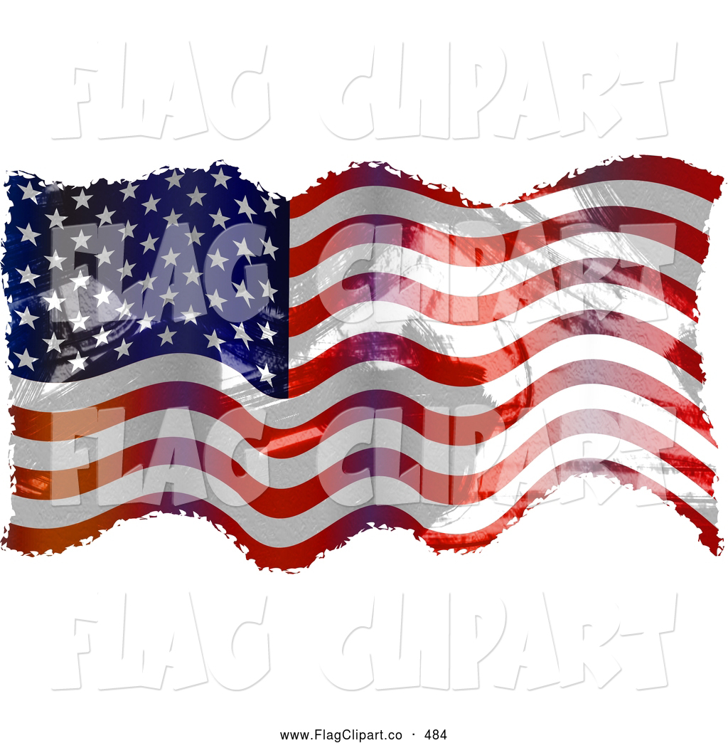 American Flag Grunge Background On White Flag Clip Art Prawny