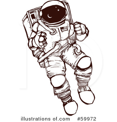 Astronaut Clipart Black And White Images   Pictures   Becuo