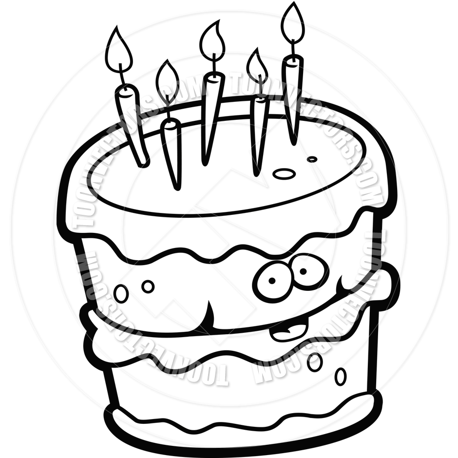 Birthday Candle Clipart Black And White   Clipart Panda   Free Clipart    
