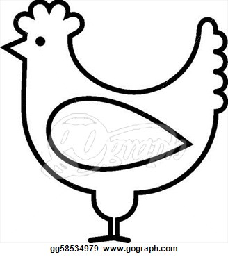 Chicken Clipart Black And White   Clipart Panda   Free Clipart Images