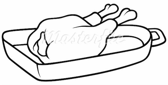 Chicken Food Clipart Black And White
