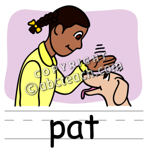 Clip Art  Basic Words  Pat Color Labeled   Preview 1