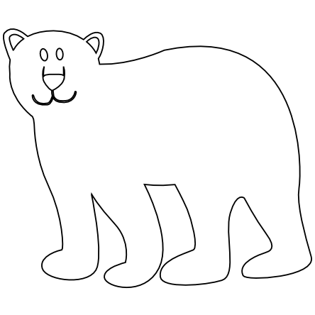 Clipartist Net   Clip Art   Colorful Animal Bear Black White Line    